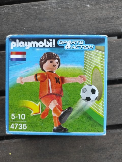 Playmobil Holland Nederland 4735 voetbal nieuw, Ophalen, Complete set, Nieuw, Figuren