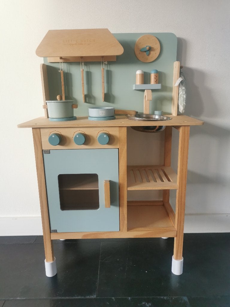 Keukentje Little Dutch met veel extra's, Ophalen, Gebruikt, Hout, Speelkeuken