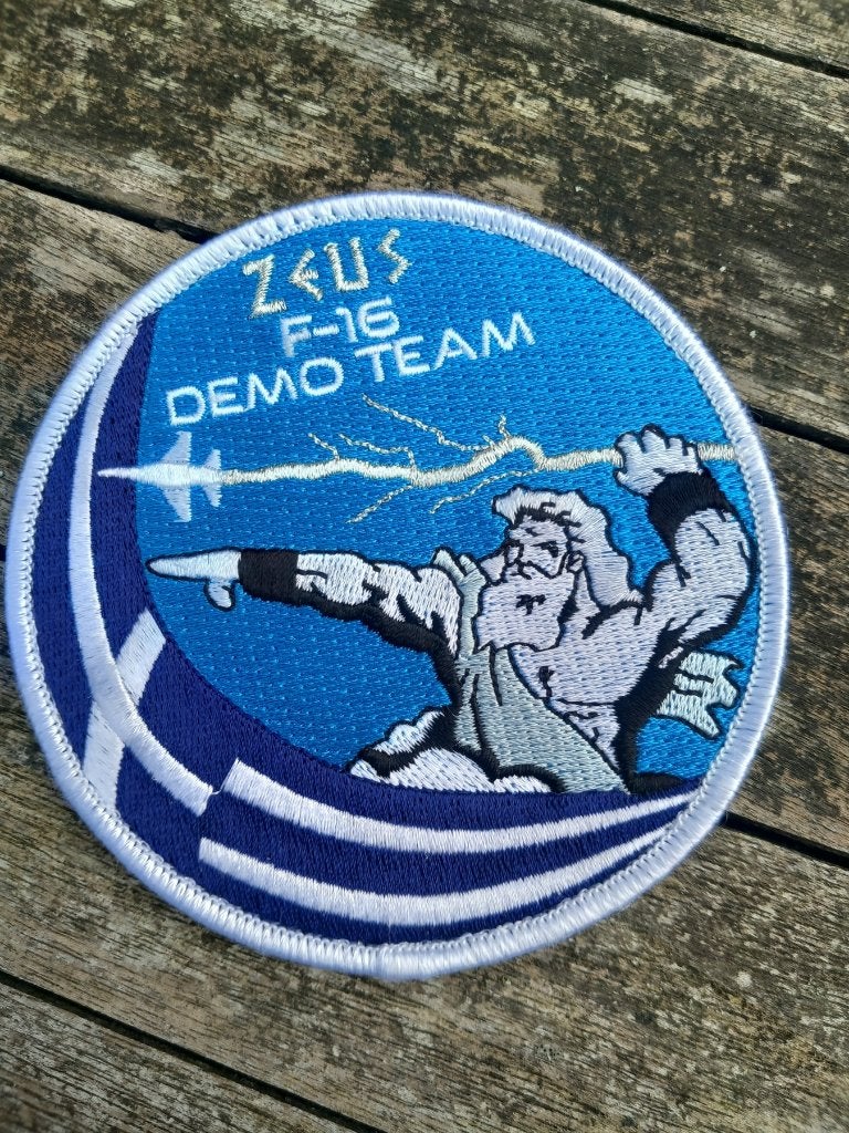 Zeus demo team Griekenland, Verzamelen, Verzenden, Luchtmacht, Embleem of Badge