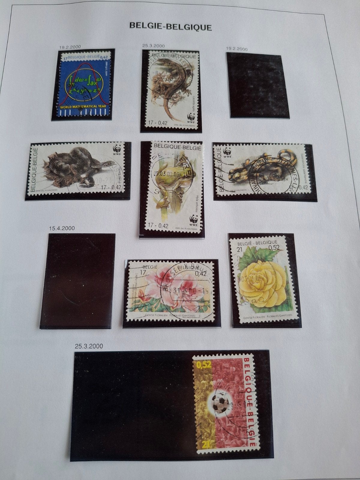 Album timbres Belgique, Enlèvement ou Envoi
