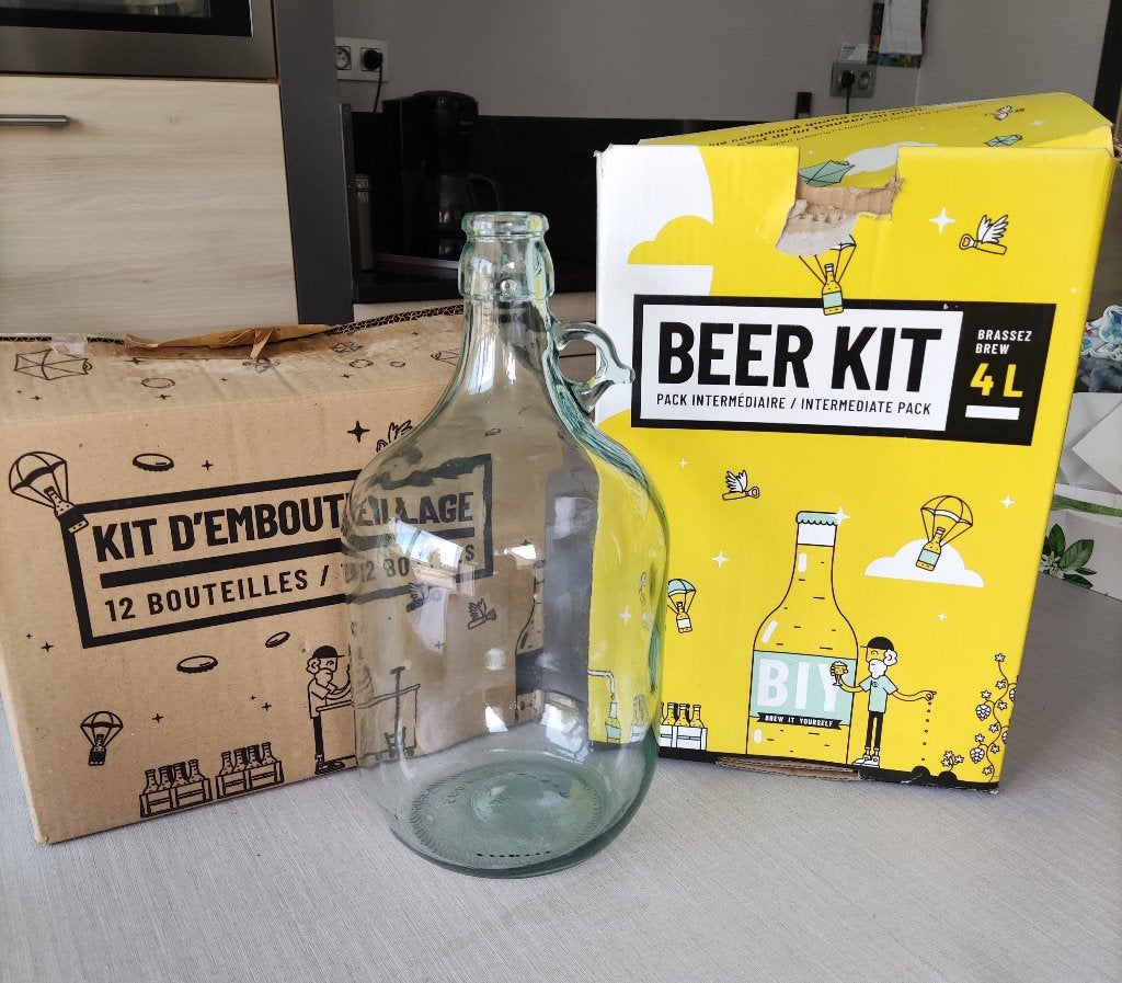 Starterspakket om zelf bier te maken, Ophalen, Zo goed als nieuw