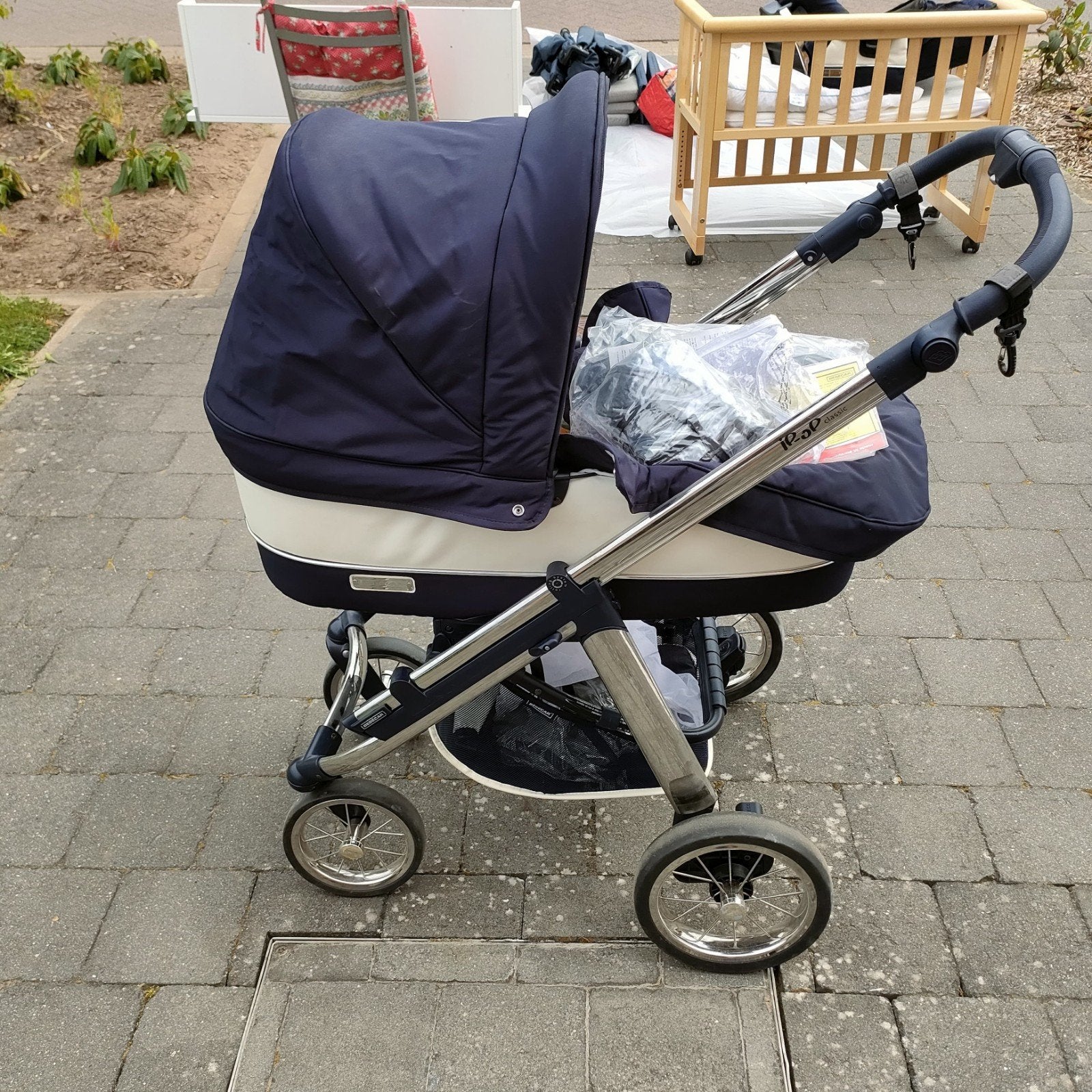 kinderwagen van merk bébé, Ophalen, Zo goed als nieuw, Kinderwagen, Overige merken