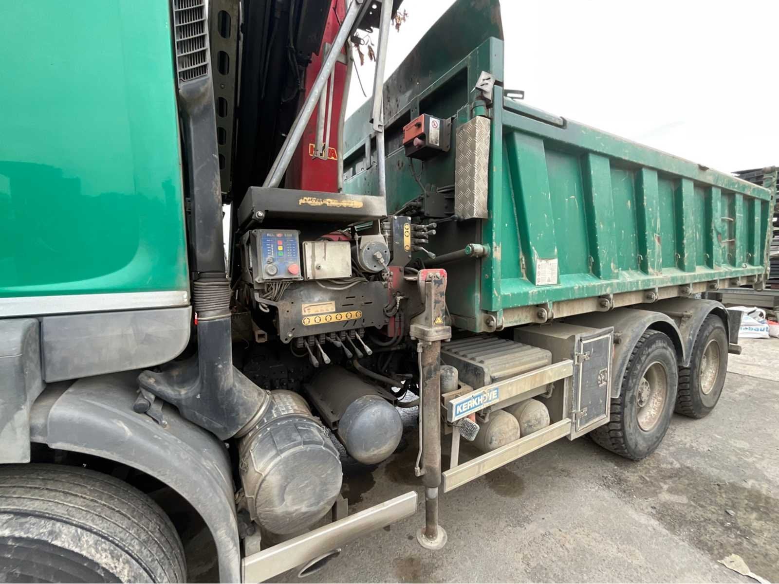 2010 Renault Kerax 430 Vrachtwagenkraan, Auto's, Renault, Overige brandstoffen, Bedrijf, Te koop