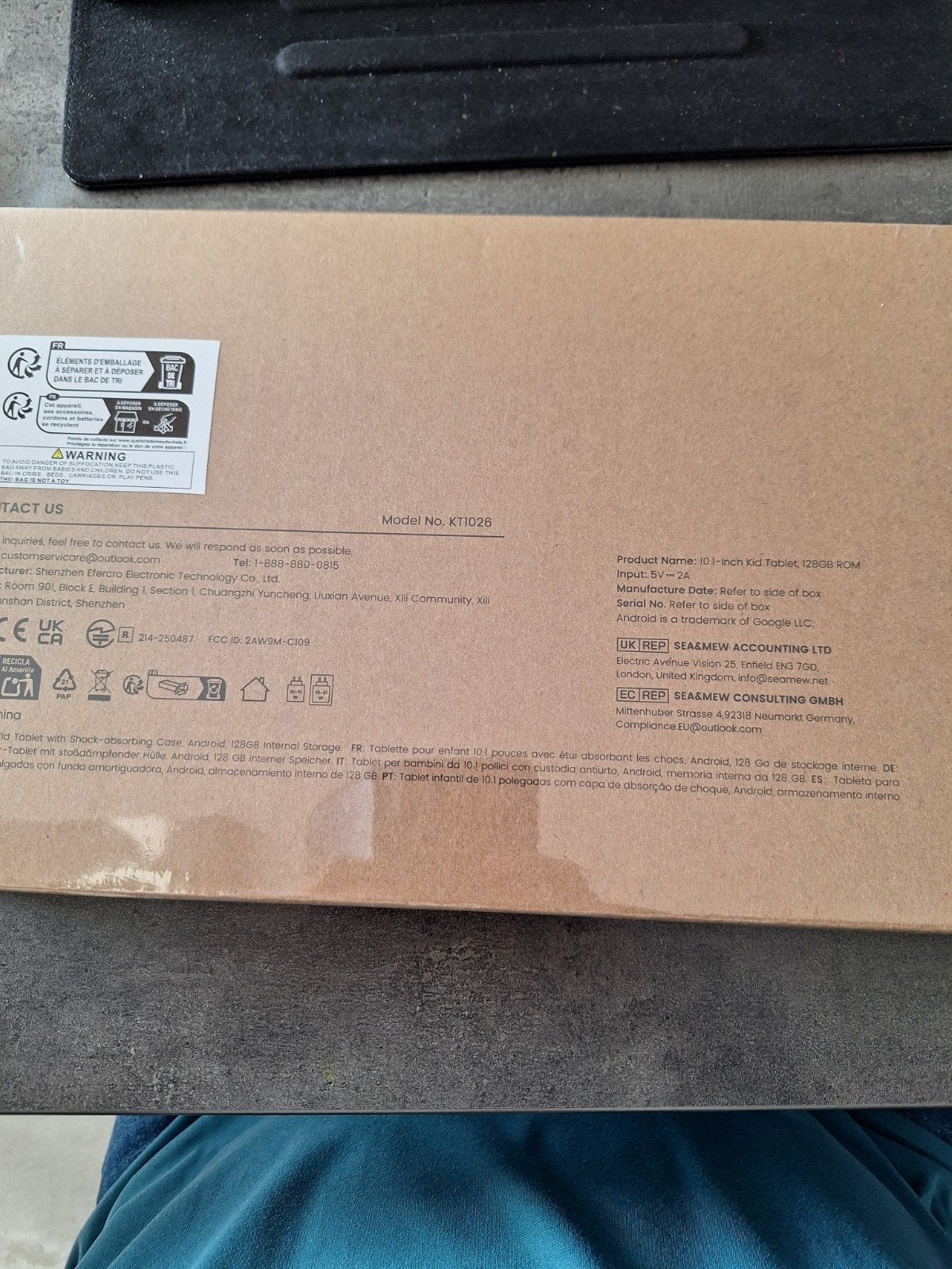 kindertablet xl 10.1 inch, Ophalen, Nieuw, 10 inch