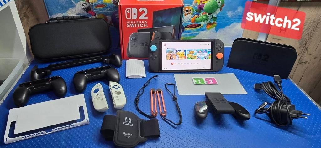 console switch2 + 40 jeux + accessoires + 6 mois garantie, Enlèvement ou Envoi, Comme neuf