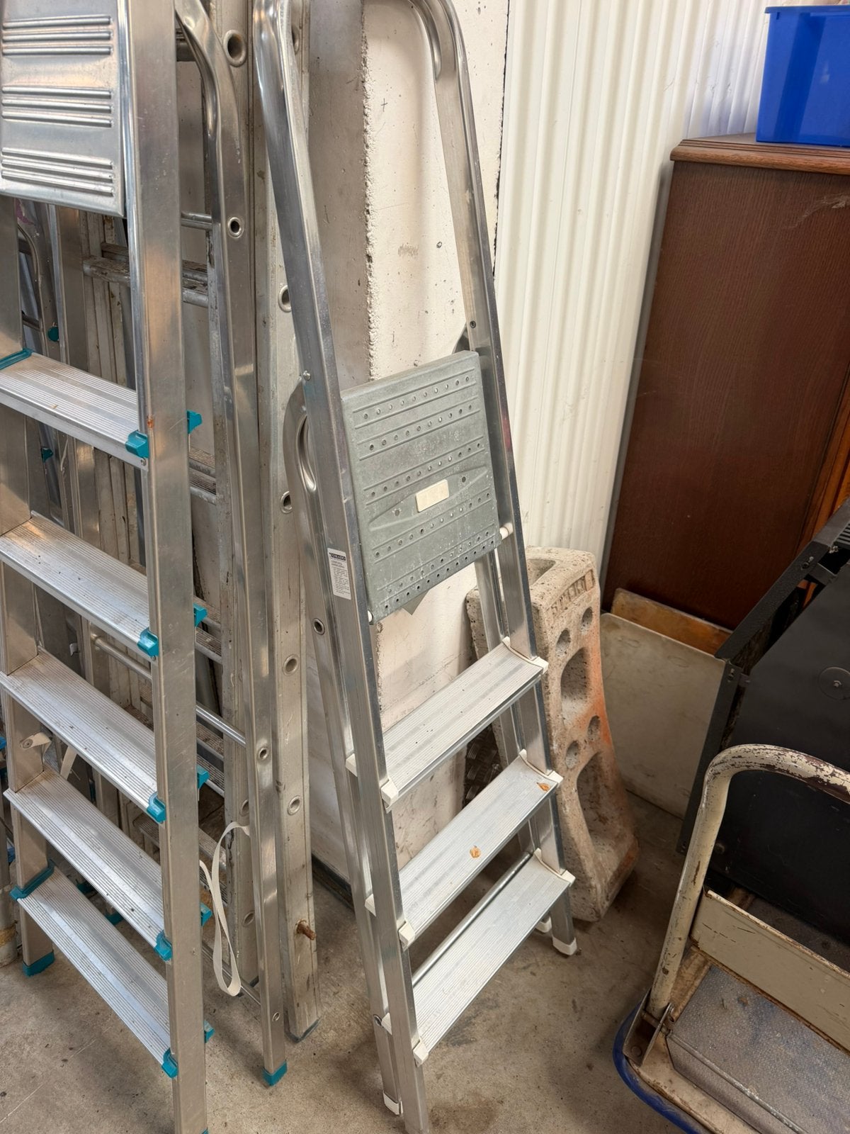 Trapladders vanaf € 30 per stuk, Doe-het-zelf en Bouw, Ophalen, Gebruikt, Ladder, Opvouwbaar of Inschuifbaar