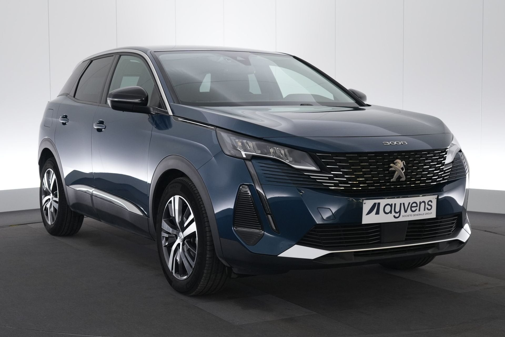 (2CSN431) PEUGEOT 3008, Stof, Gebruikt, Parkeersensor, Blauw