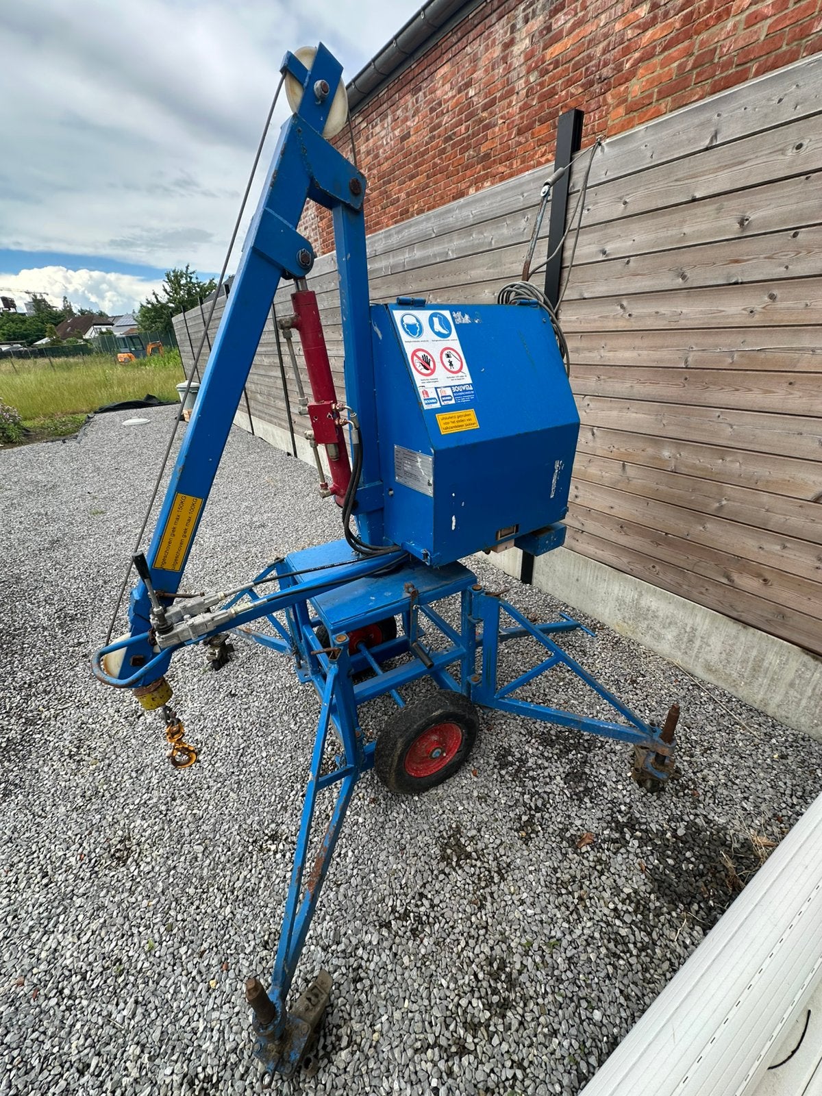 Mobiel kraantje/talel/lier, Bricolage & Construction, Treuils et Palans, Utilisé, Électrique, Enlèvement