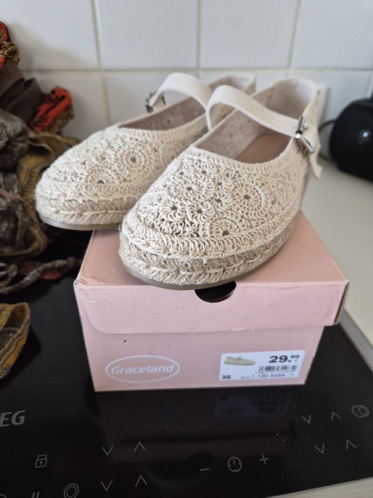 Zgan espadrilles Graceland 37, Vêtements | Femmes, Enlèvement ou Envoi, Comme neuf, Espadrilles