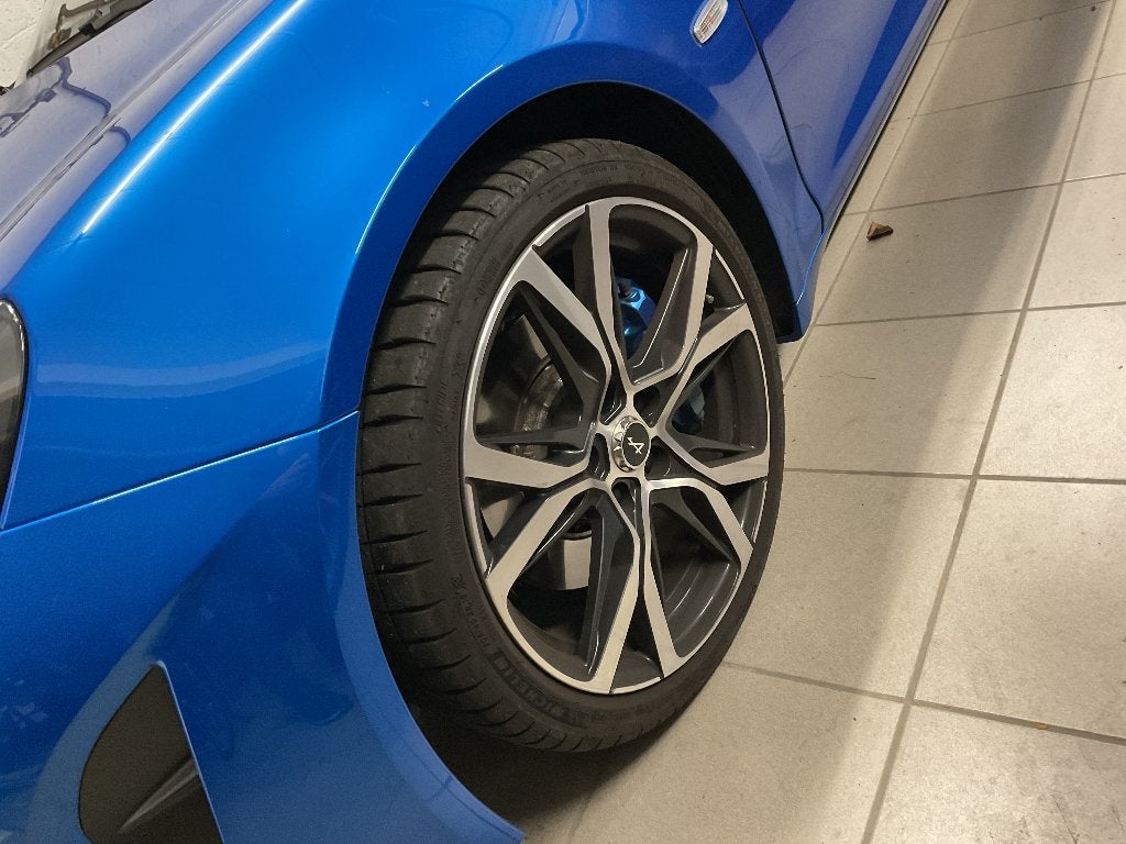 4 alu velgen ‘SERAC ‘ voor ALPINE A110 met nwe winterbanden, Ophalen, Winterbanden, Velg(en)