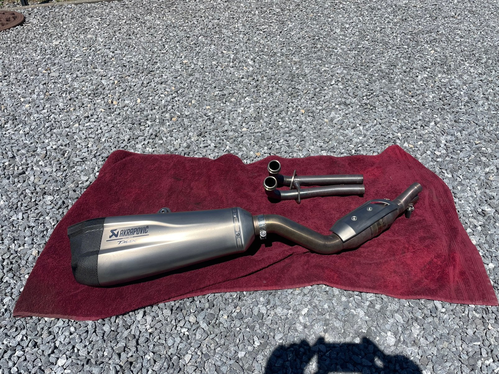 Akrapovic T max. poort, Ophalen, Nieuw