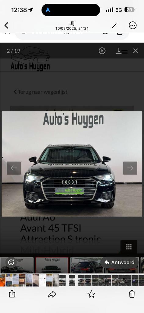 Audi a6 avant, Automaat, Zwart, Break, A6