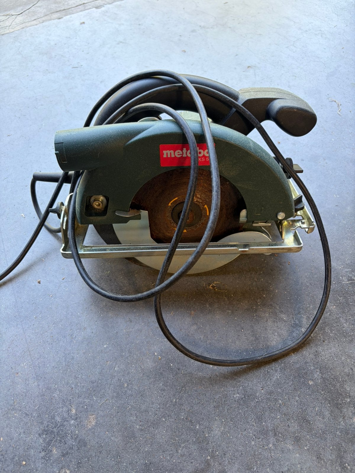Cirkelzaag Metabo, Bricolage & Construction, Outillage | Outillage à main, Enlèvement, Utilisé, Scie