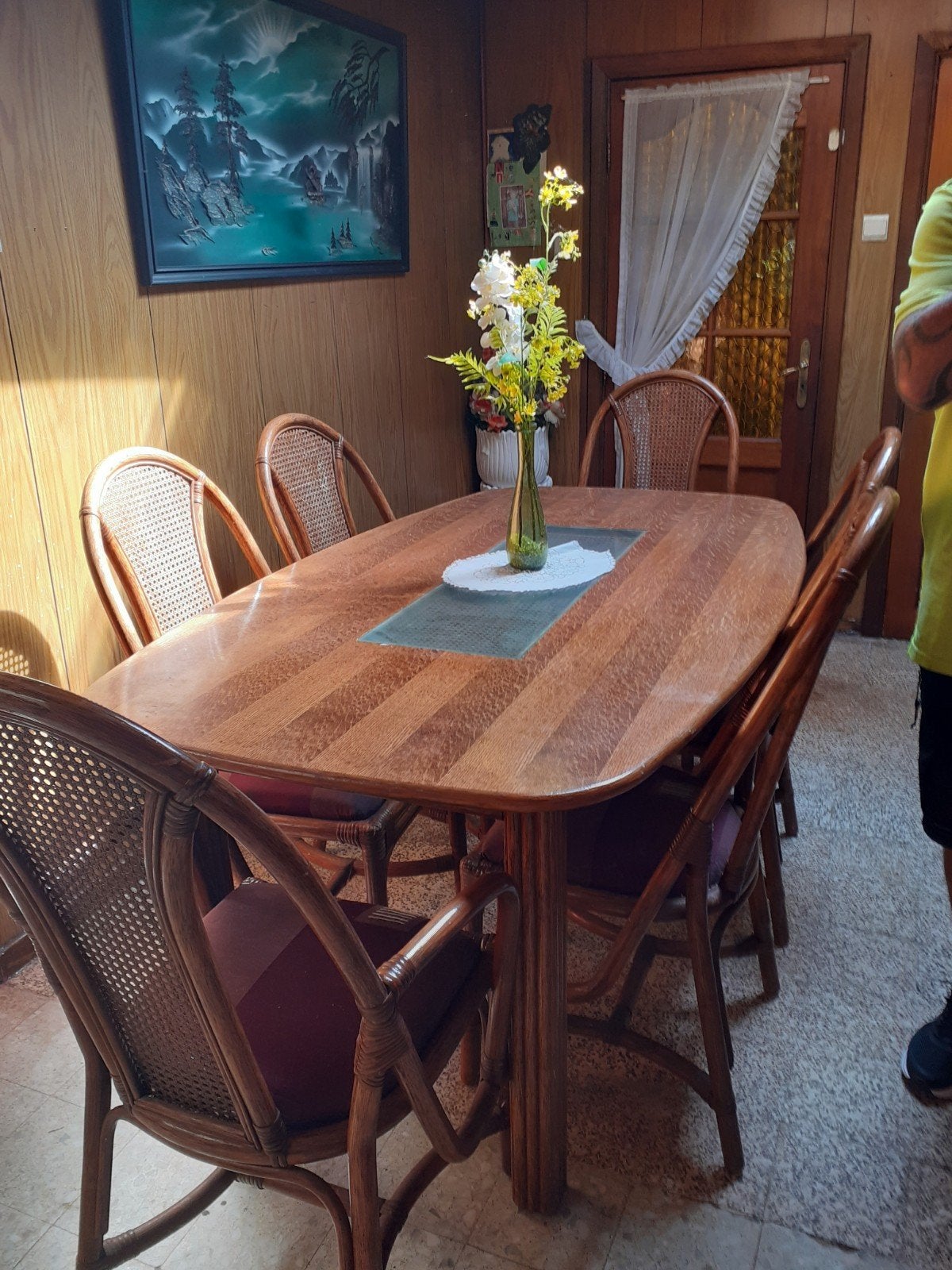 keuken tafel met 6 stoelen 185€, Enlèvement