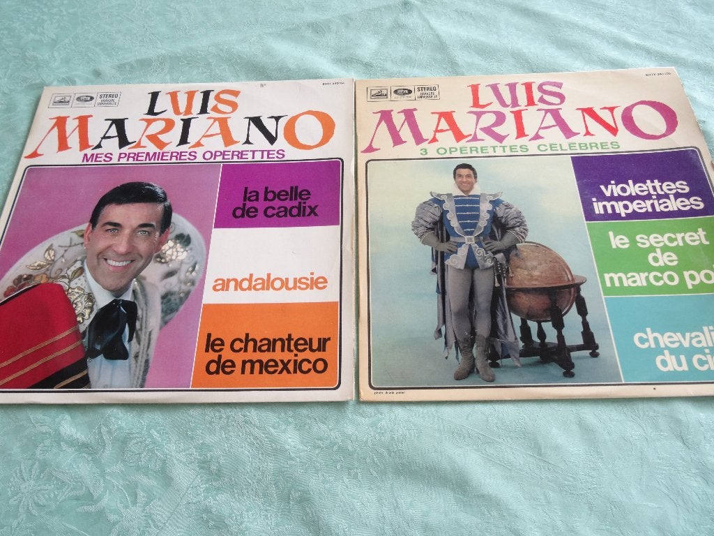 LP VINYL LUIS MARIANO, Cd's en Dvd's, Vinyl | Klassiek, Ophalen, LP, Opera of Operette, Zo goed als nieuw