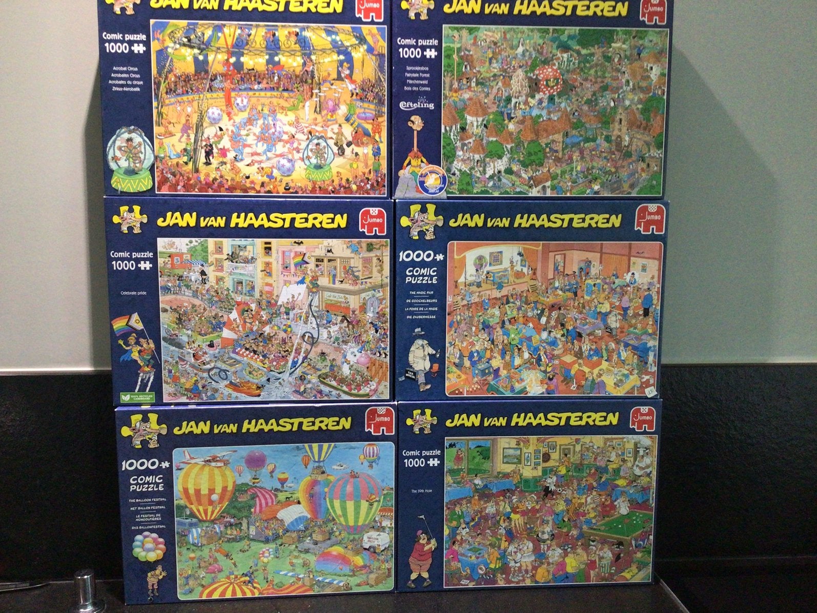 Puzzels jan van haasteren, Hobby en Vrije tijd, Denksport en Puzzels, Ophalen, Zo goed als nieuw