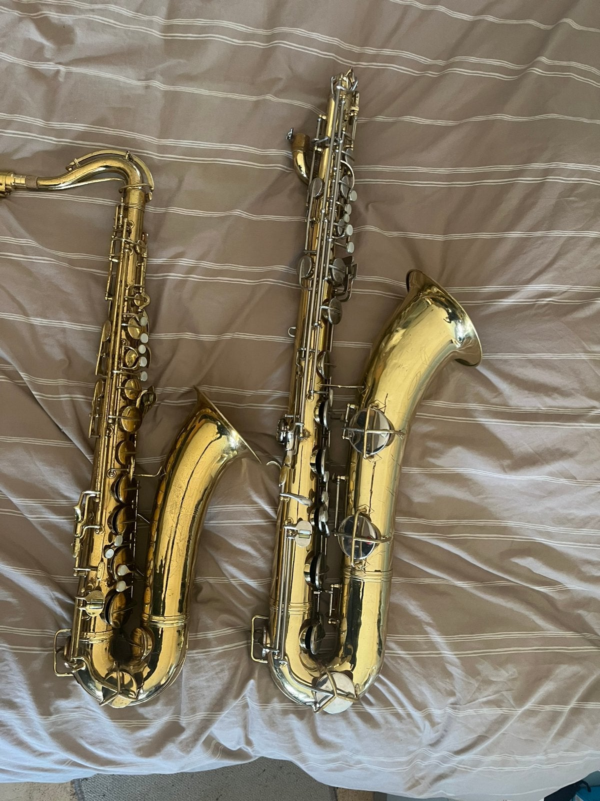 Bariton sax conn 12m, Musique & Instruments, Enlèvement, Comme neuf, Bariton