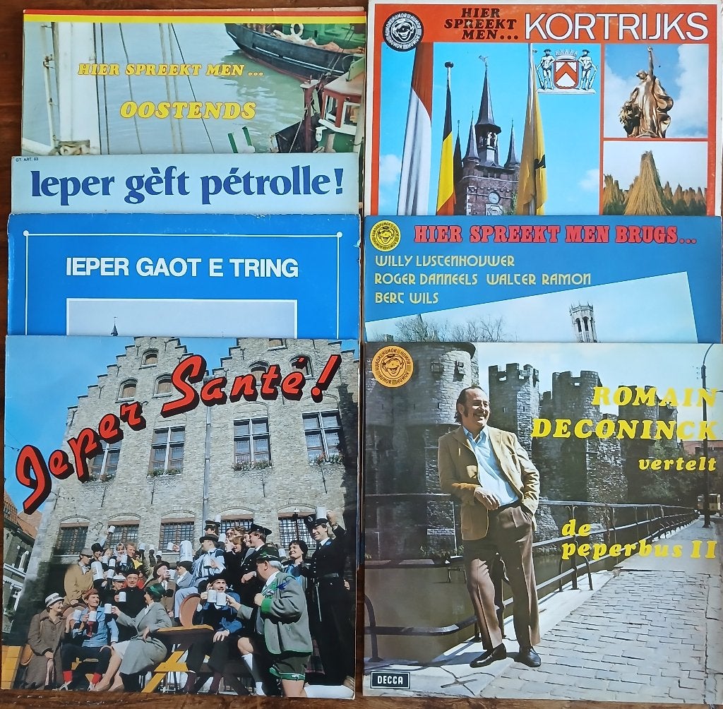 elpees Humor - West-en Oost Vlaams dialect., Ophalen of Verzenden, Gebruikt