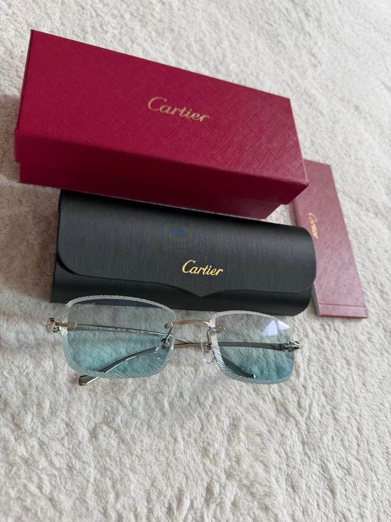 Lunettes Cartier, Bijoux, Sacs & Beauté, Lunettes de Soleil & Lunettes | Hommes, Enlèvement, Comme neuf, Lunettes