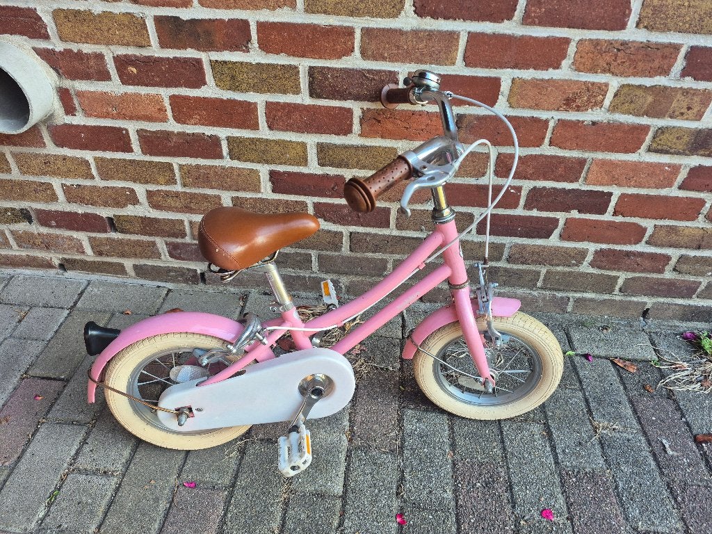 Bobbin 12 inch kinderfiets, Frein sur jante, Comme neuf, Enlèvement, Moins de 16 pouces