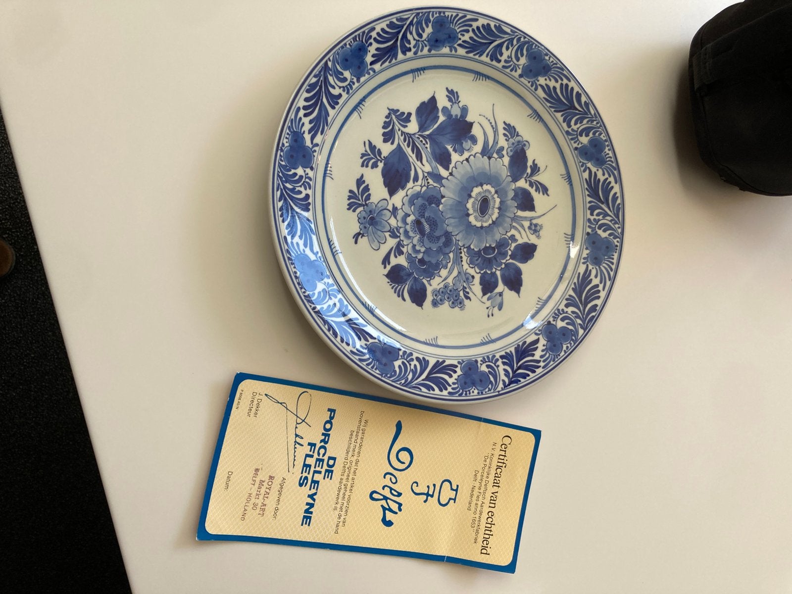 Delfts Blauw - wandbord, Antiek en Kunst, Antiek | Wandborden en Tegels, Ophalen