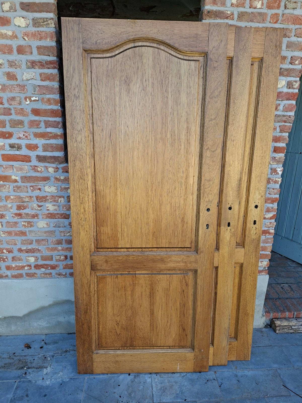 5 eiken binnendeuren, Doe-het-zelf en Bouw, Ophalen, Schuifdeur, Glas