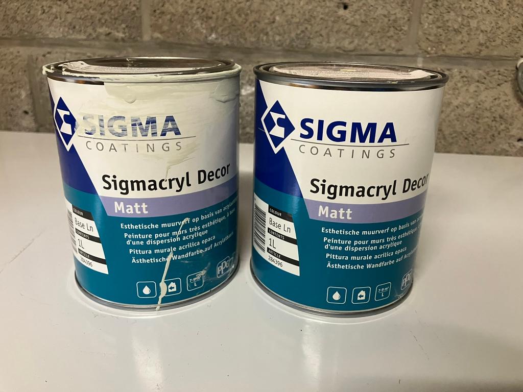 Peinture Sigma, Neuf, Moins de 5 litres, Gris, Enlèvement
