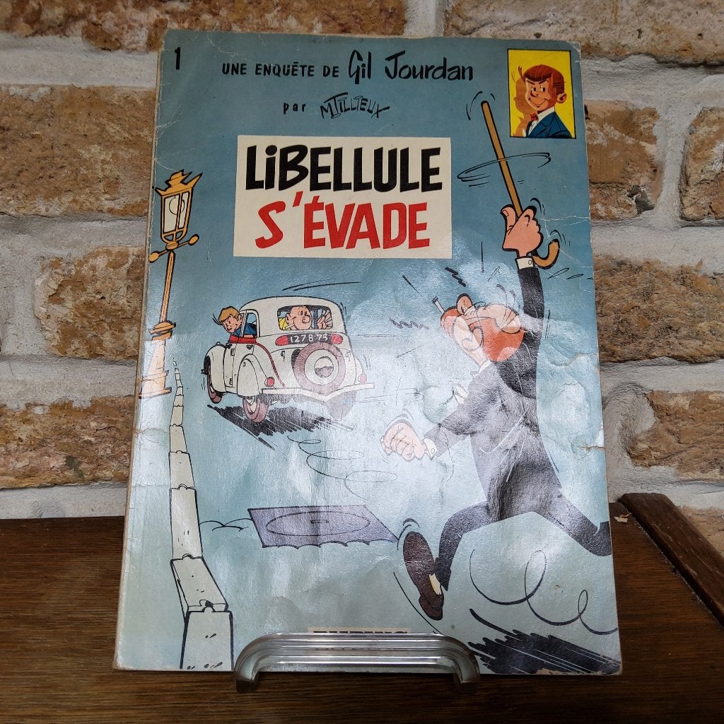 Bande dessinée Gil Jordan, M. Tillieux, Une BD, Enlèvement, Utilisé