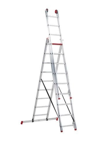 Echelle Altrex 3 x 9 echelons AR 3060, Pliable ou rétractable/escamotable, Comme neuf, Échelle, Enlèvement