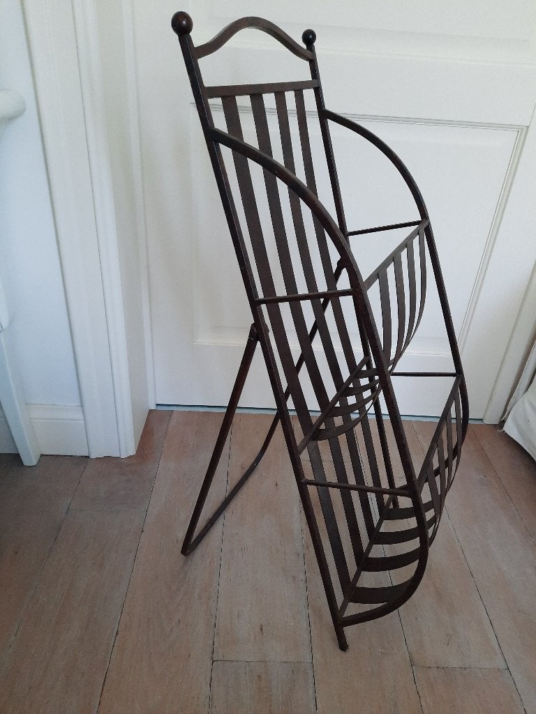 ijzeren krantenhouder / lectuurbak groot model, Antiek en Kunst, Ophalen