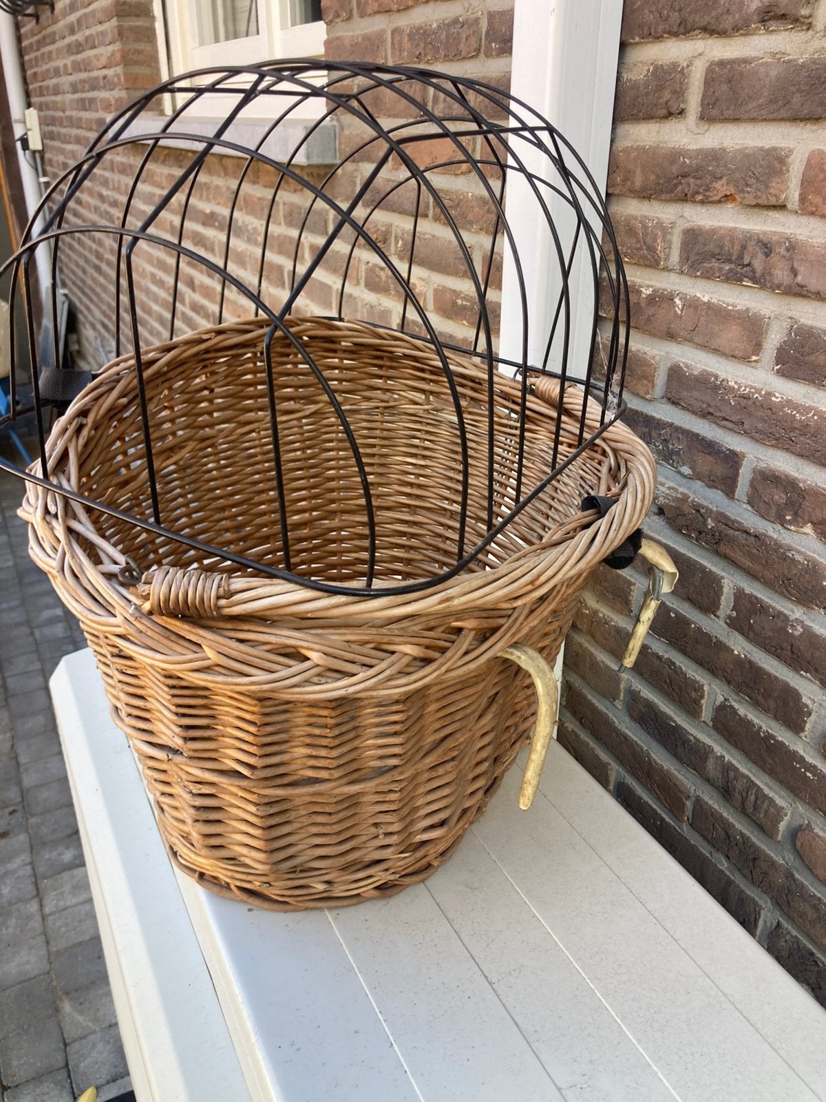 Mand met cover voor kat of hond, Vélos & Vélomoteurs, Accessoires vélo | Paniers de vélo, Enlèvement ou Envoi, Comme neuf