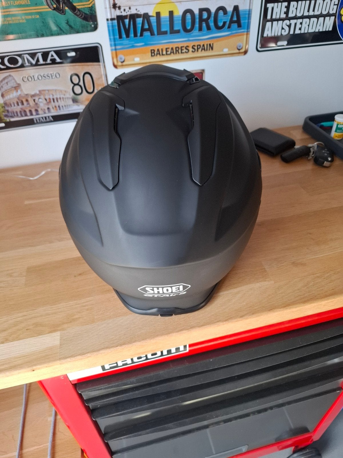 casque moto shoei  GT air  3, Enlèvement, Comme neuf, Medium, Shoei