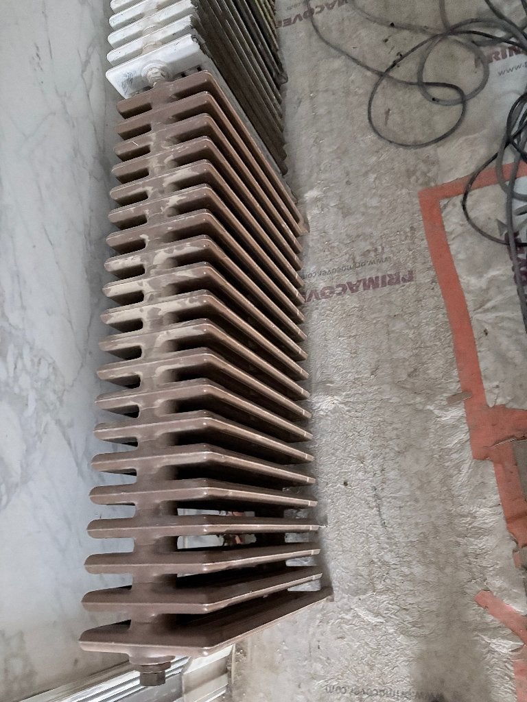 Lot gietijzeren radiatoren, Doe-het-zelf en Bouw, Verwarming en Radiatoren, Ophalen, Gebruikt, Radiator