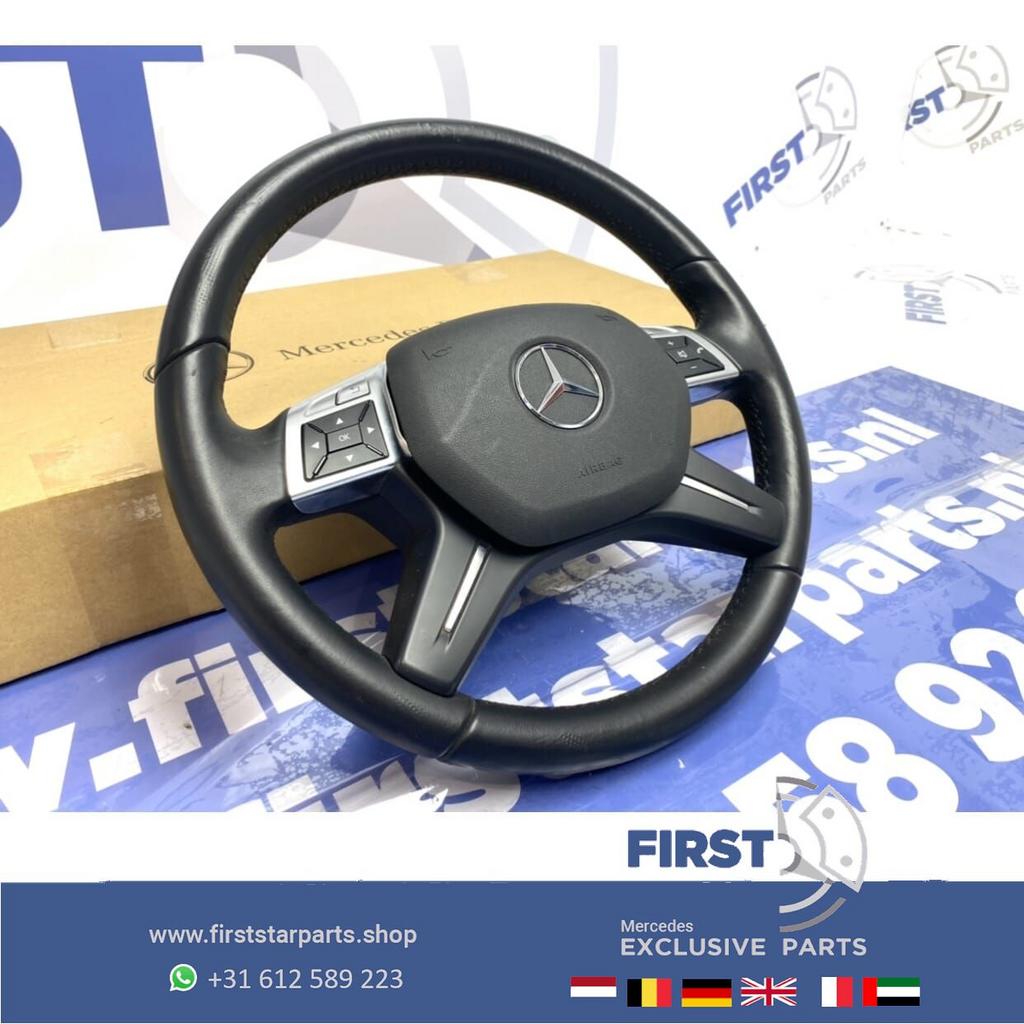 W166 leder STUUR origineel Mercedes GLE / ML Klasse 2011- zw, Auto-onderdelen, Gebruikt, -, Ophalen of Verzenden, -