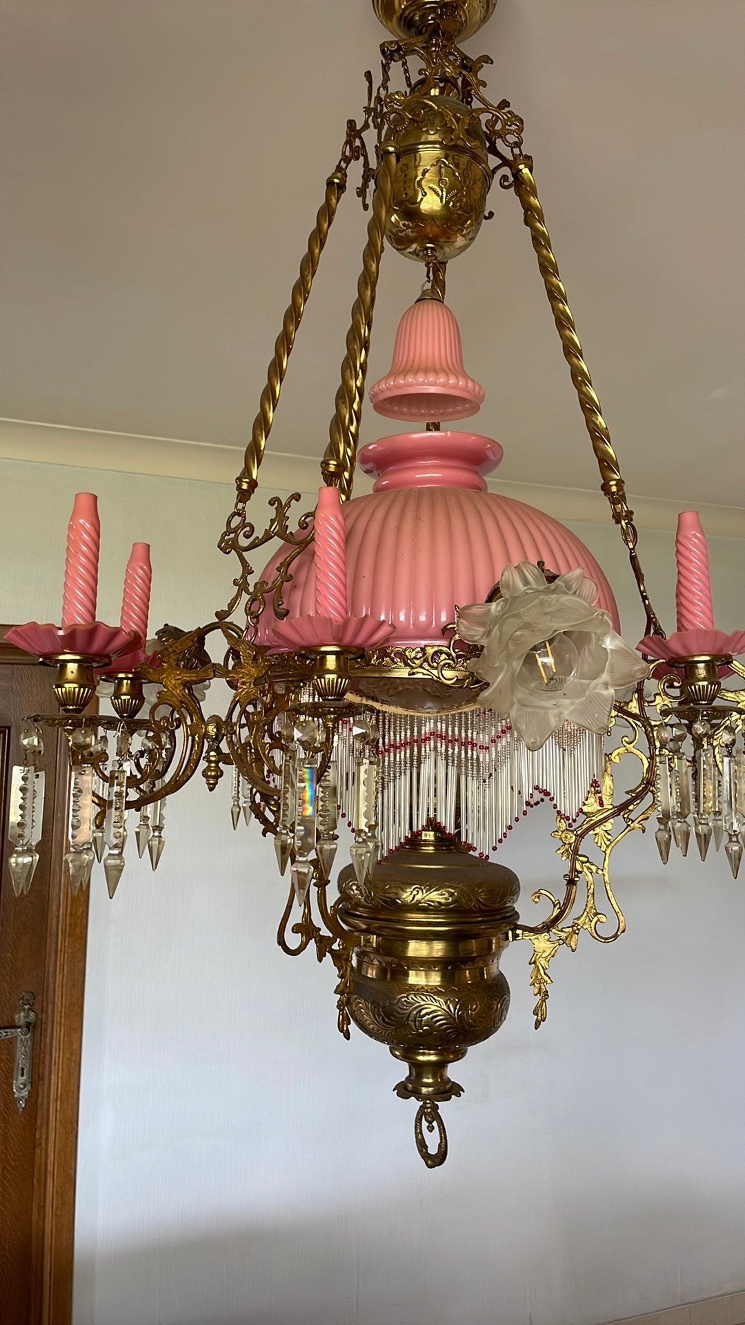 Lampe belge, Ophalen, Zo goed als nieuw