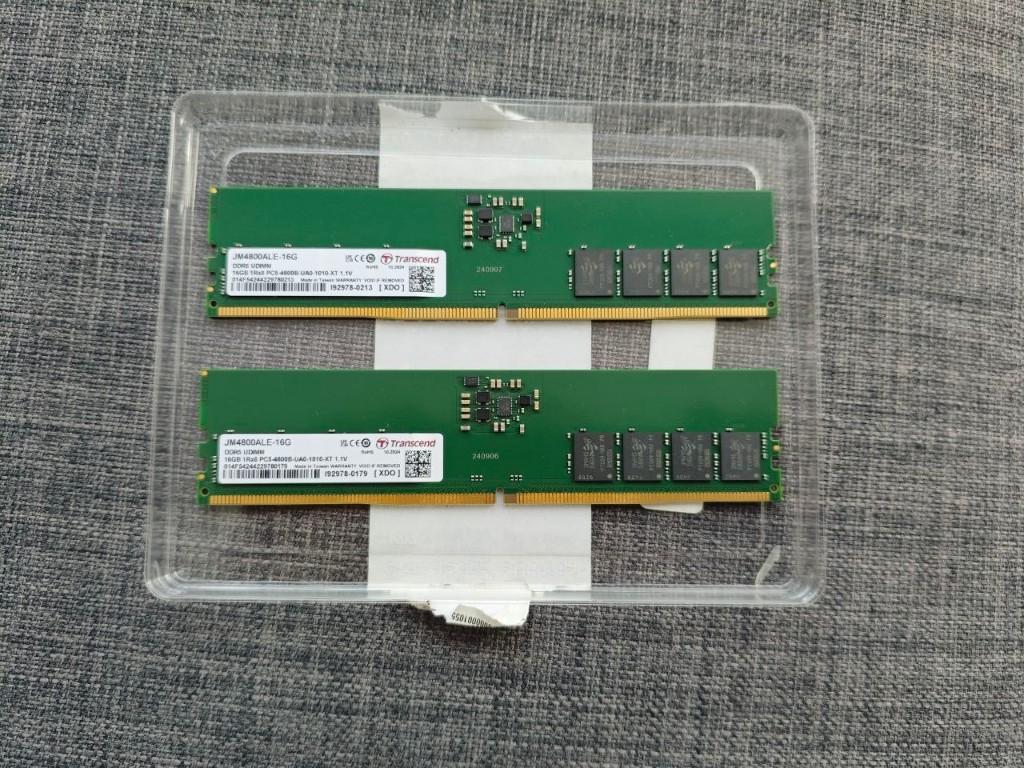 Transcend JetRam 32GB (2x16GB) DDR5-4800 CL40, Comme neuf, Enlèvement, Desktop, DDR5