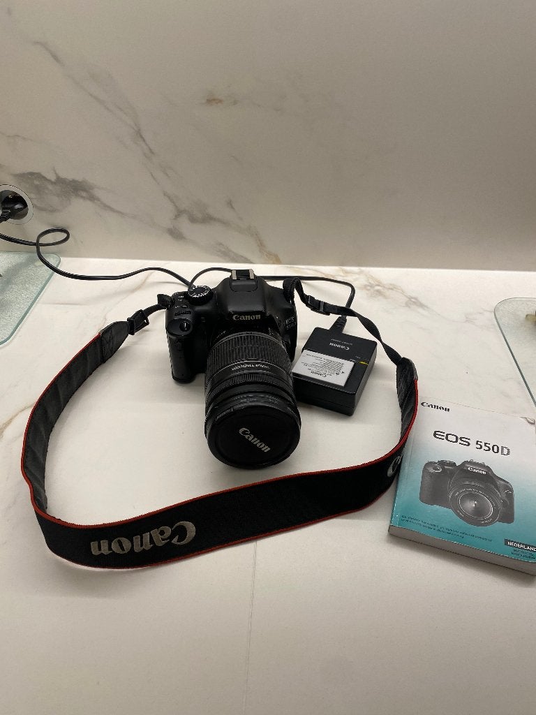 Canon digitaal fototoestel, Ophalen, Gebruikt, Spiegelreflex, Accu