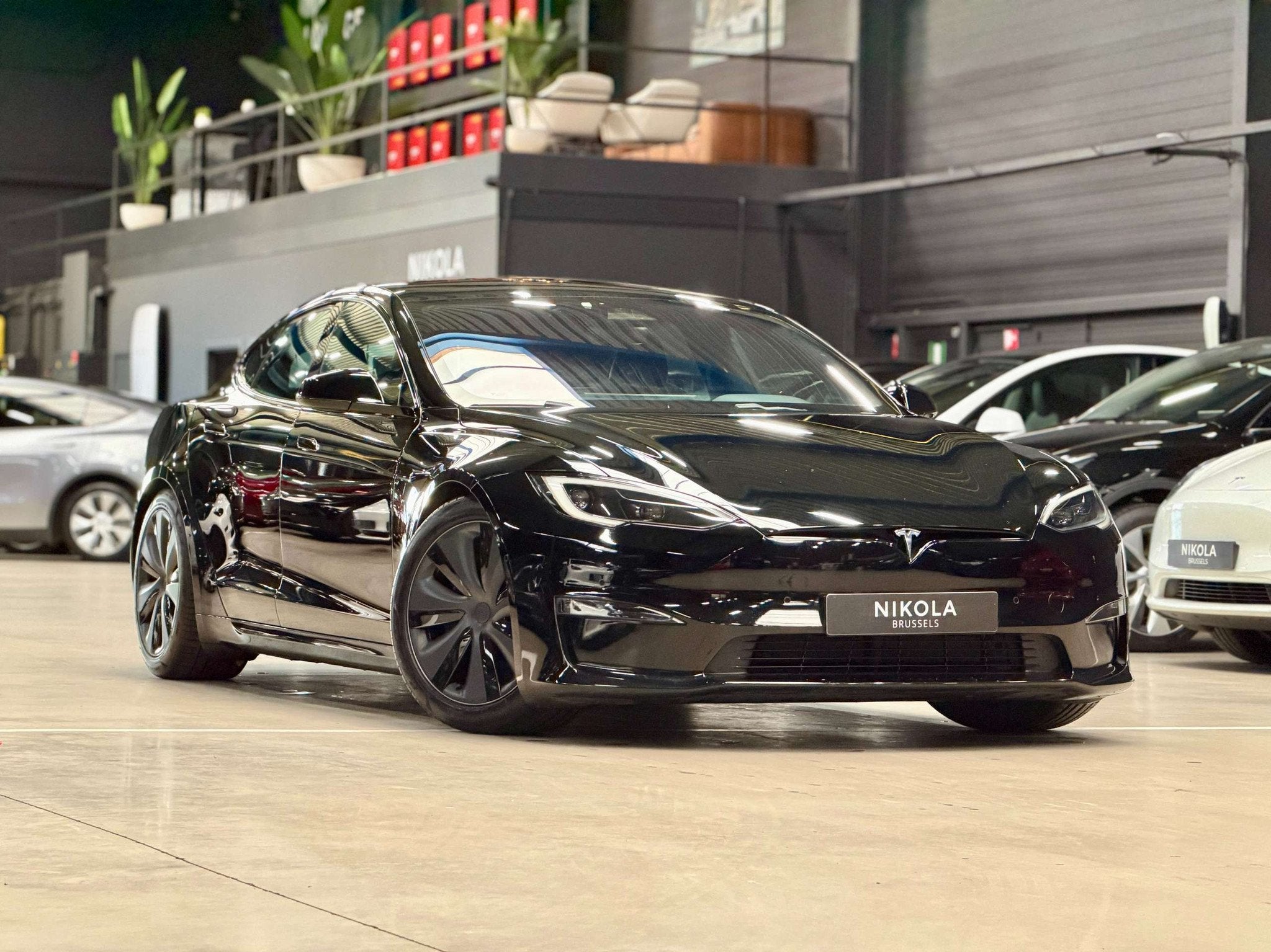 Tesla Model S LONG RANGE - FULL SELF DRIVE ACTIVE - FULL BLA, Autos, Cuir, Achat, Entreprise, Noir