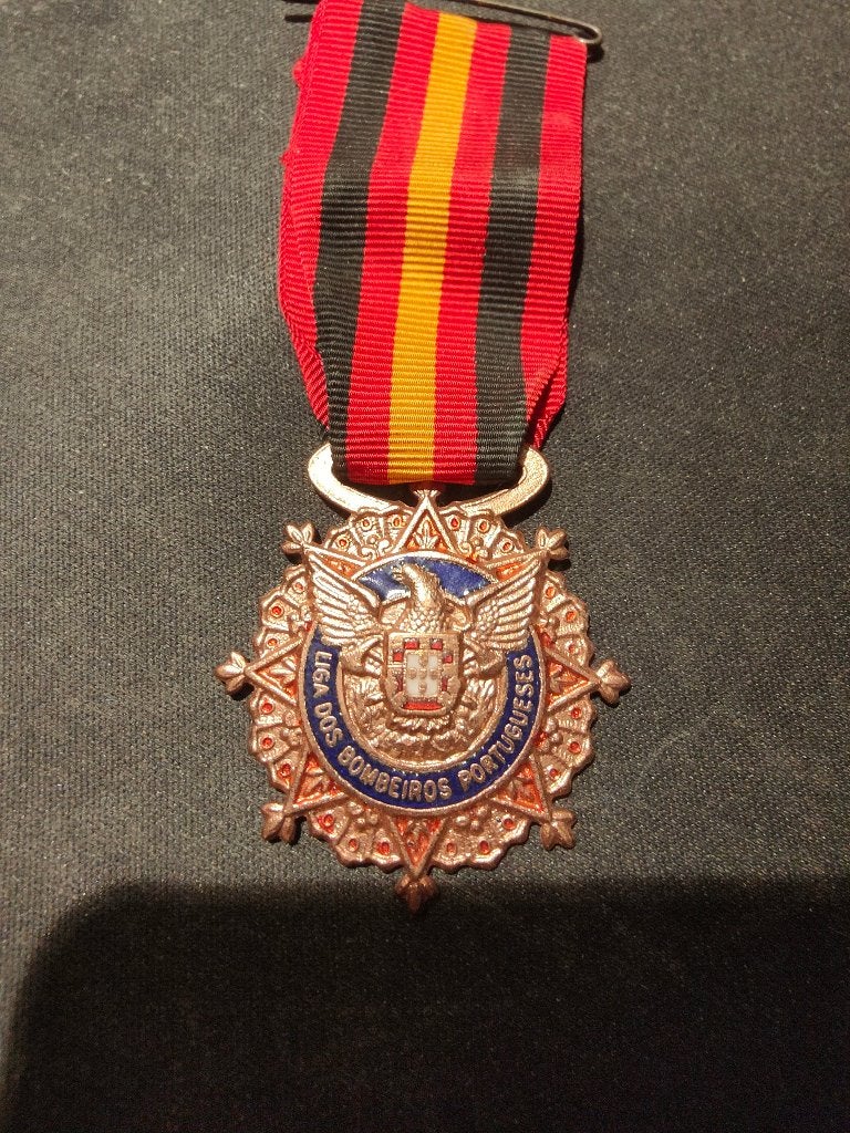 Pompier portugais Médaille, Verzamelen, Ophalen of Verzenden