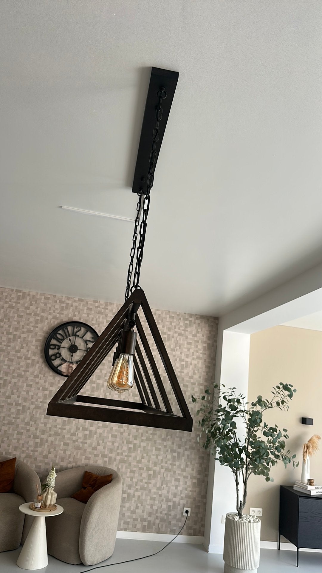 Industriele Hanglamp, Huis en Inrichting, Ophalen, Zo goed als nieuw