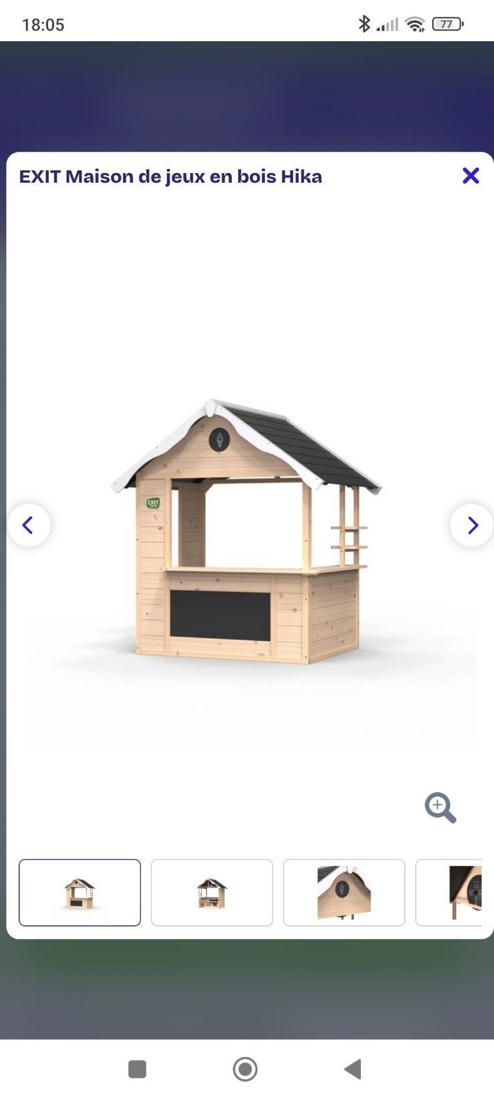 Maison en bois, cabane, Enfants & Bébés, Enlèvement, Comme neuf, Bois