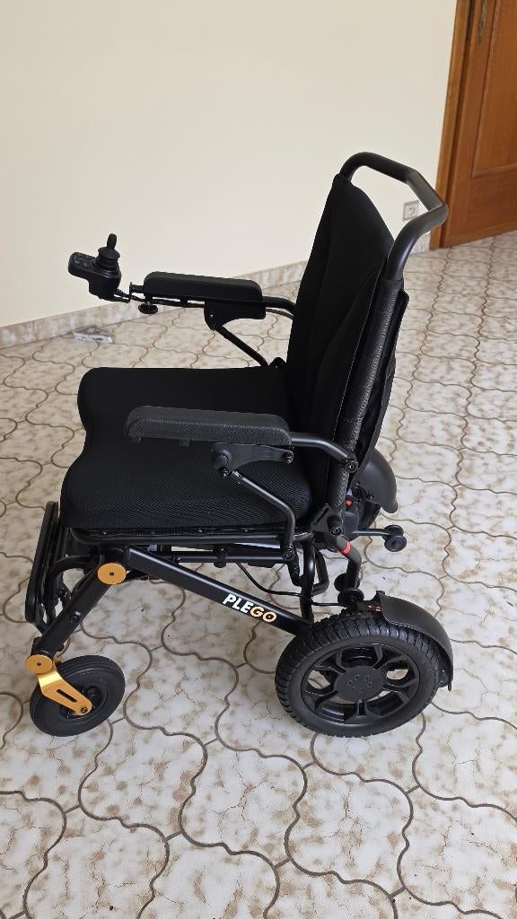 Vermeiren Plego , elektrische rolstoel, Divers, Chaises roulantes, Comme neuf, Fauteuil roulant électrique, Pliant, Enlèvement
