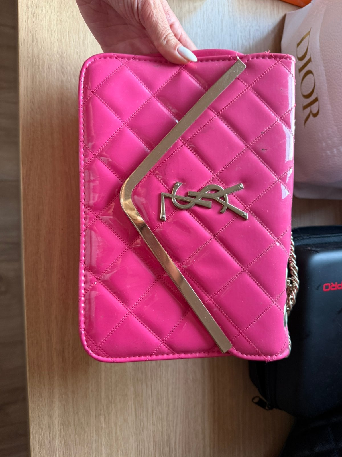 handtas roze, Handtassen en Accessoires, Portemonnees, Ophalen, Zo goed als nieuw, Roze