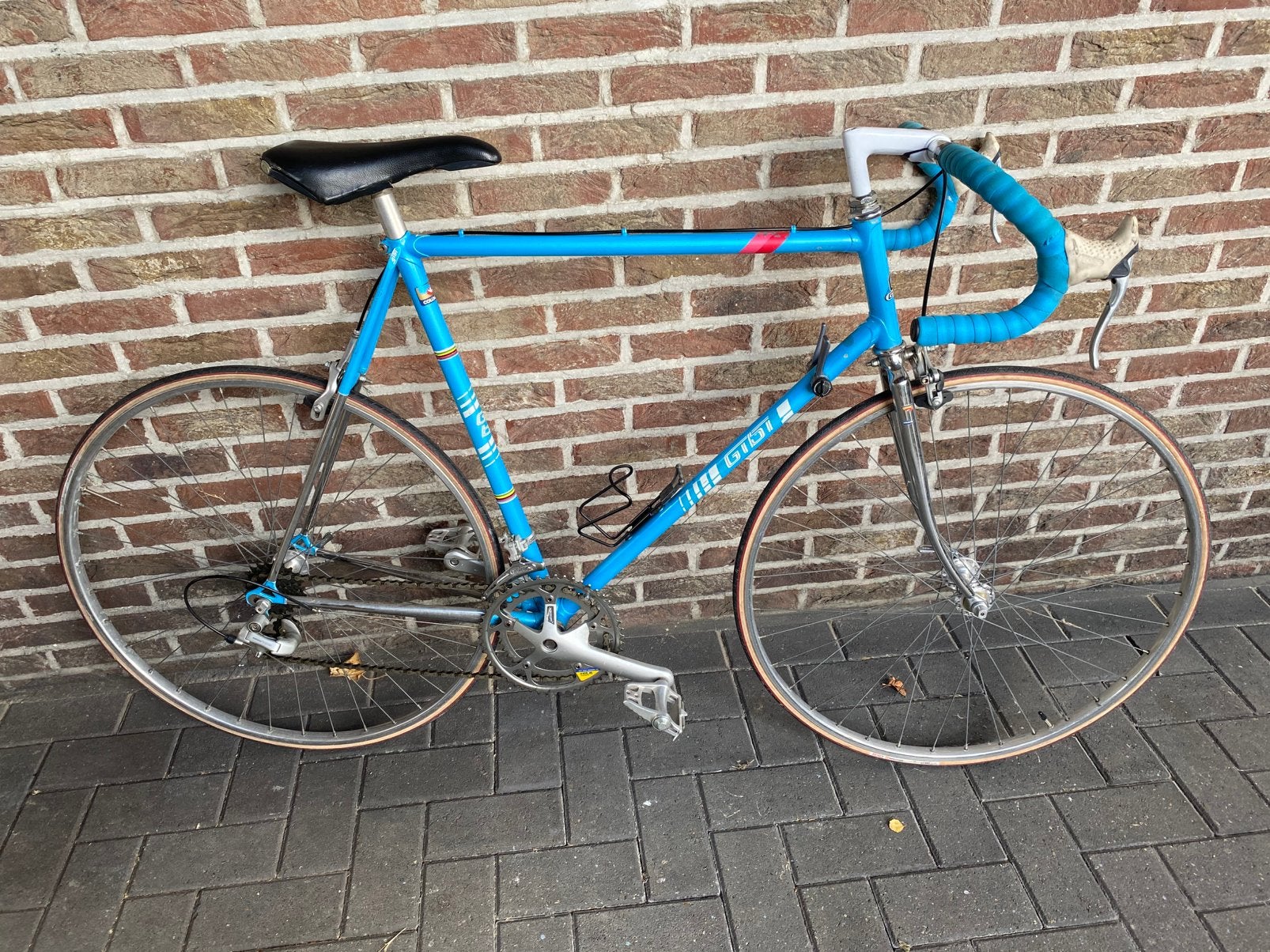 Student racefiets  Gibi maat 59 c /T, Gebruikt, Staal, Velgrem, 57 tot 61 cm