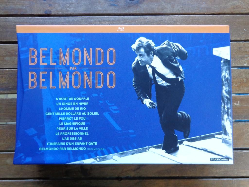 ) Coffret Bluray  Belmondo par Belmondo / 10 Films + 1 Doc (, Enlèvement ou Envoi, Comme neuf, Thrillers et Policier, Coffret