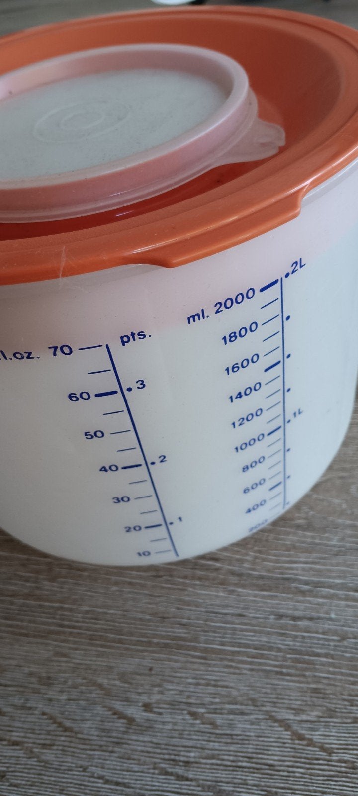 Tupperware mengkom, Ophalen