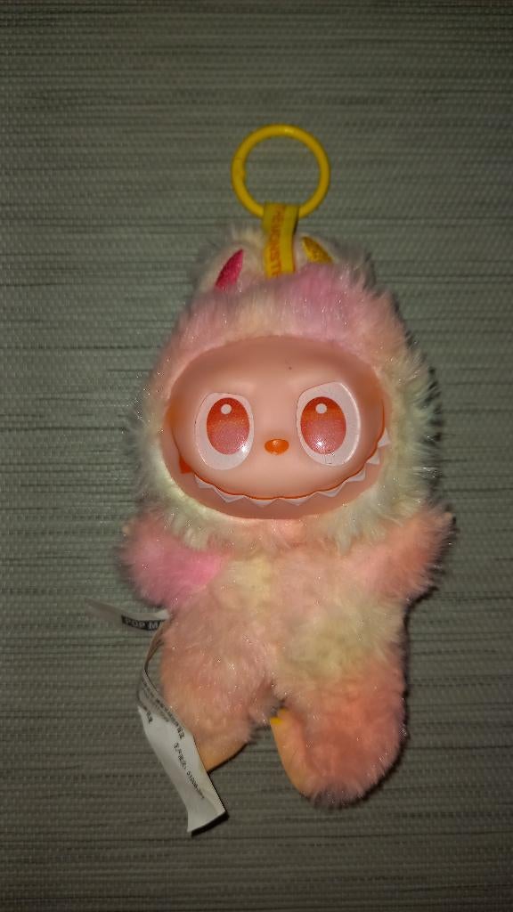 Porte-clés en peluche The Monsters, Enlèvement ou Envoi, Comme neuf, Rose