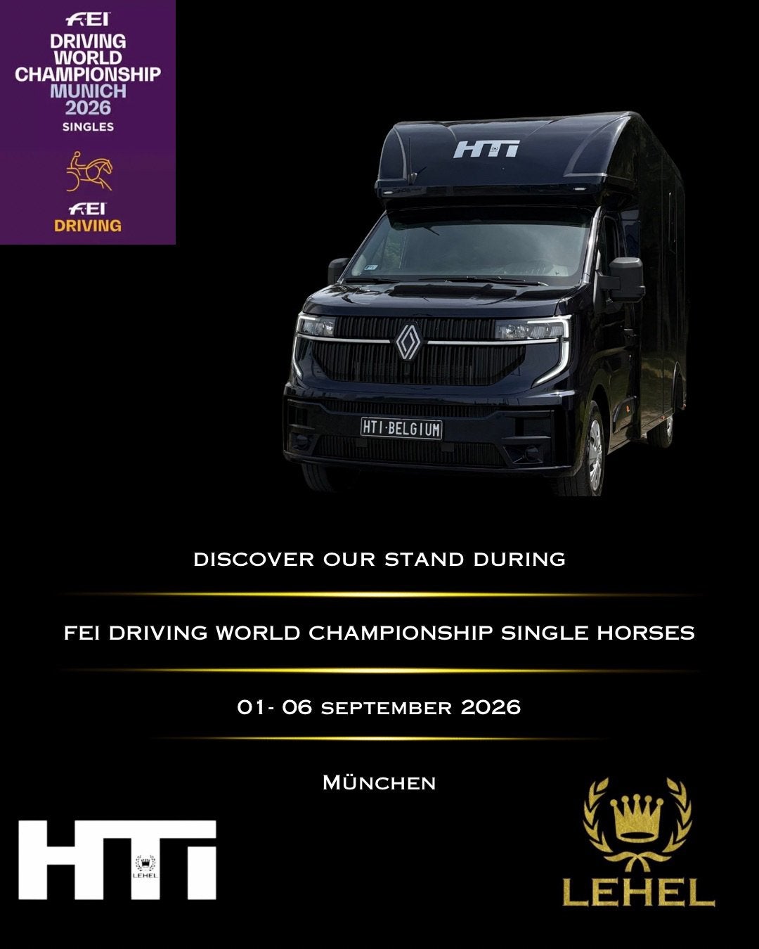 LEHEL BY HTI Renault Master PRO, Enlèvement, Neuf, Aluminium, Remorque 2 chevaux