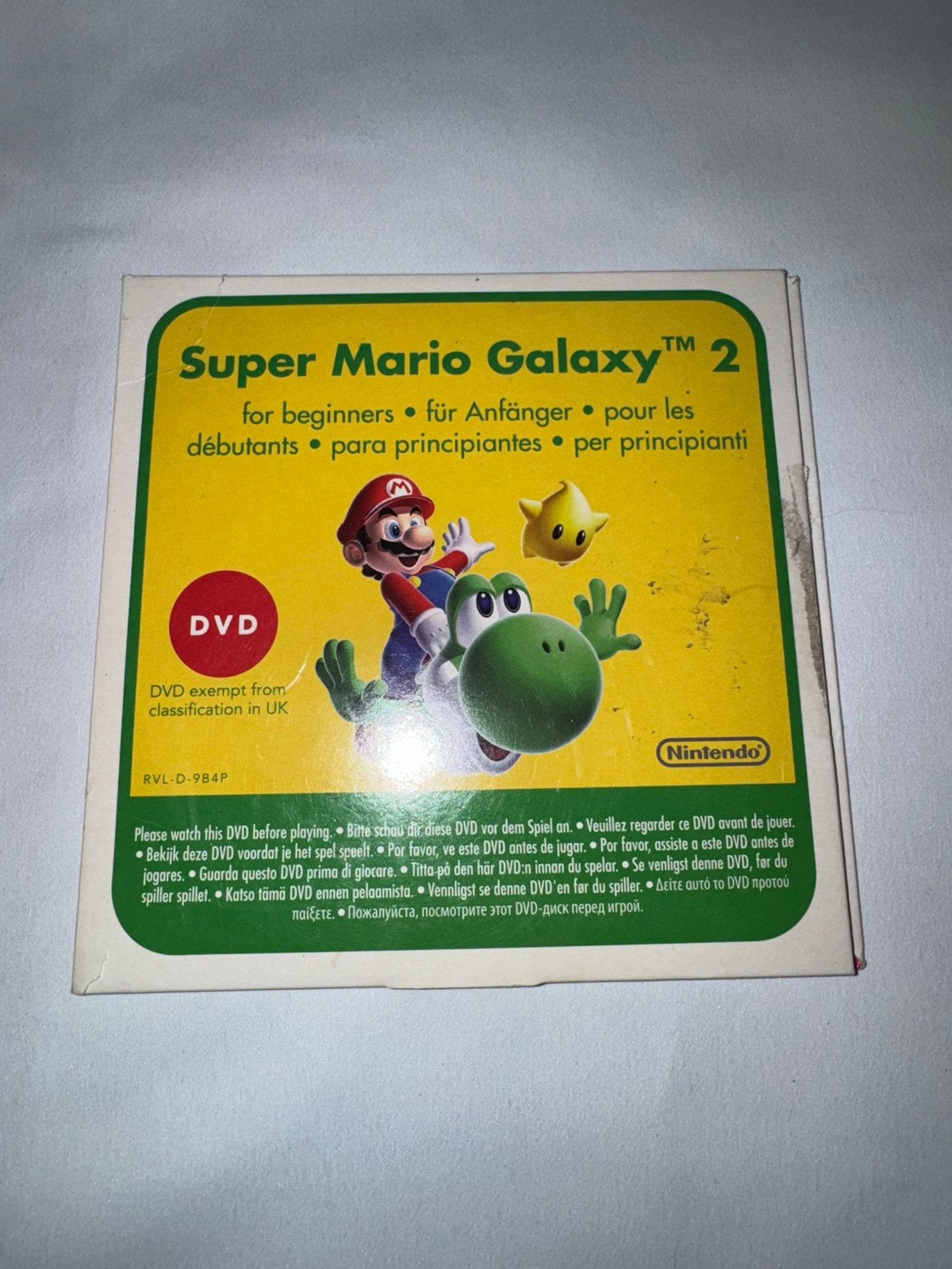 Super Mario Galaxy 2 DVD, Cd's en Dvd's, Vinyl | Kinderen en Jeugd, Ophalen, Zo goed als nieuw