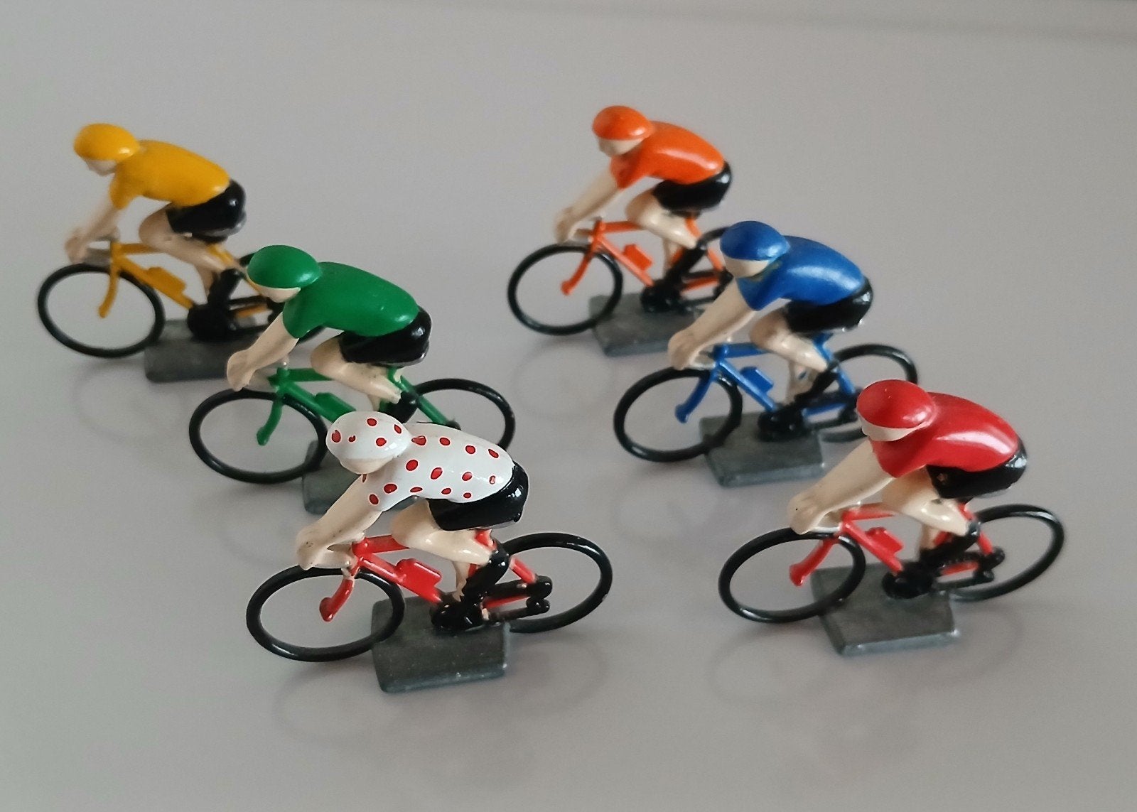 Tour de France 6 Cyclistes en Métal ( Marque Champion ), Collections, Jouets miniatures, Envoi, Neuf